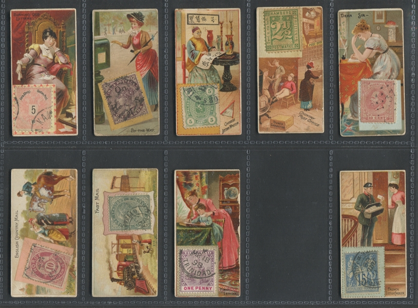 N85 Duke Cigarettes Postage Stamps Near Complete Set (48/50) Cards