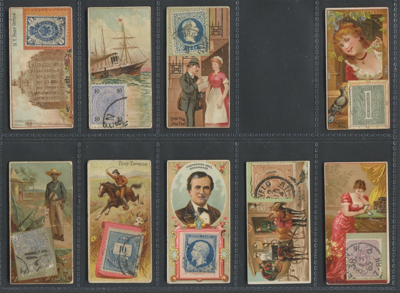 N85 Duke Cigarettes Postage Stamps Near Complete Set (48/50) Cards