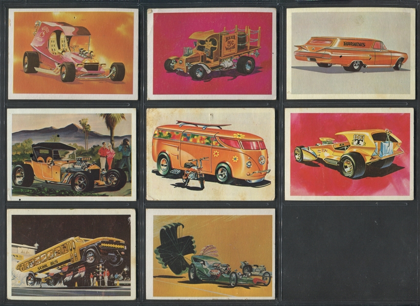 1970 Monogram Model Cards Lot of (8) Cards