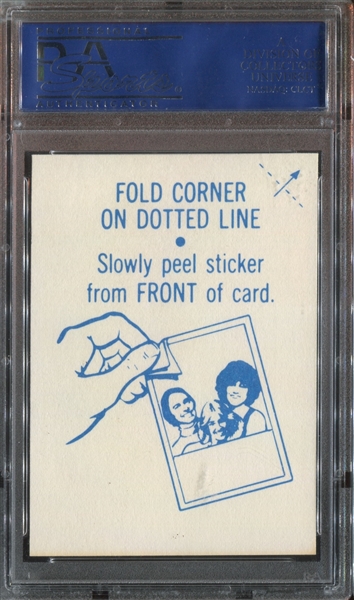 1978 Topps Three's Company Lot of (4) PSA10 GEM Mint Stickers