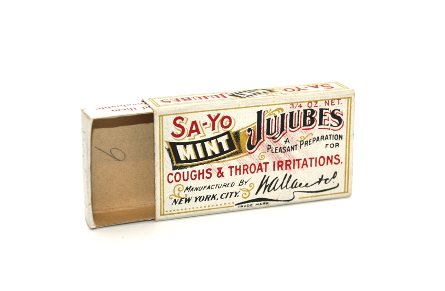 E203 Wallace Sa-Yo Mint Jujubes Candy Box