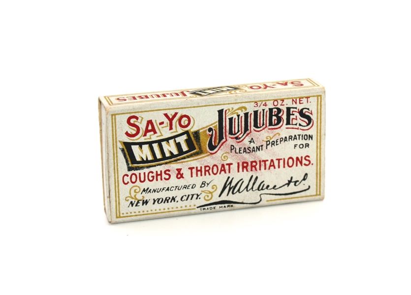 E203 Wallace Sa-Yo Mint Jujubes Candy Box