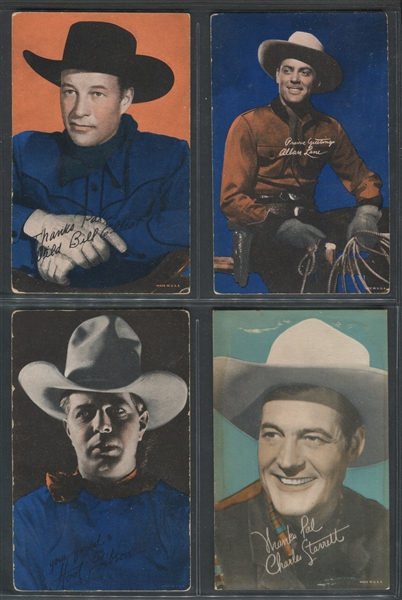 1940's Mutoscopes Colorized Western Cowboy Lot of (18) Cards