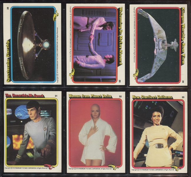 1979 Rainbo Bread Star Trek Complete Set of (33) Cards