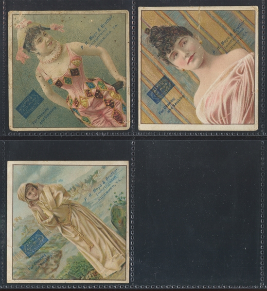 N299 Mayo Cut Plug Actresses Lot of (3) Different Cards