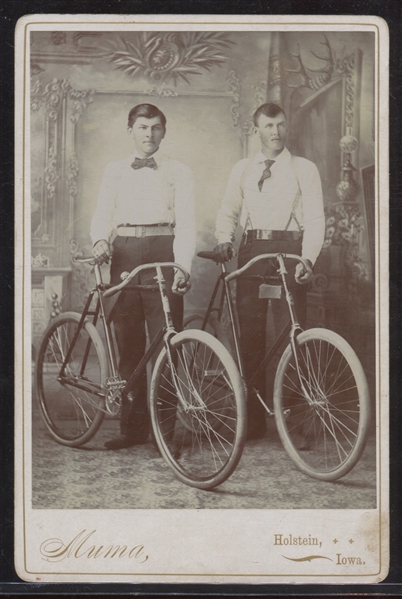 Fantastic 1880's/1890's Bicycle Cabinet Photo
