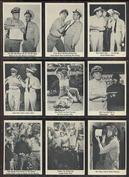 1965 Fleer McHale's Navy Complete Set of (66) Cards