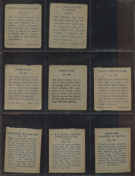 R168 M. Pressner War Scenes Near Complete Set (44/48) Cards