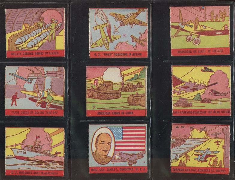 R168 M. Pressner War Scenes Near Complete Set (44/48) Cards