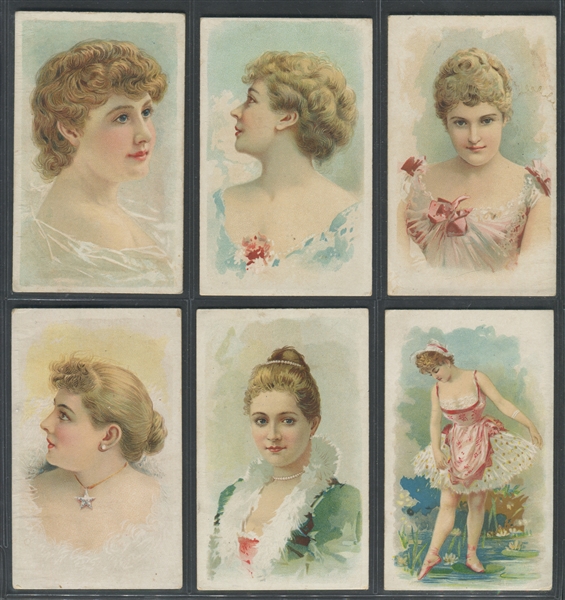 N453 Banner Night Watch Actresses Lot of (6) Cards