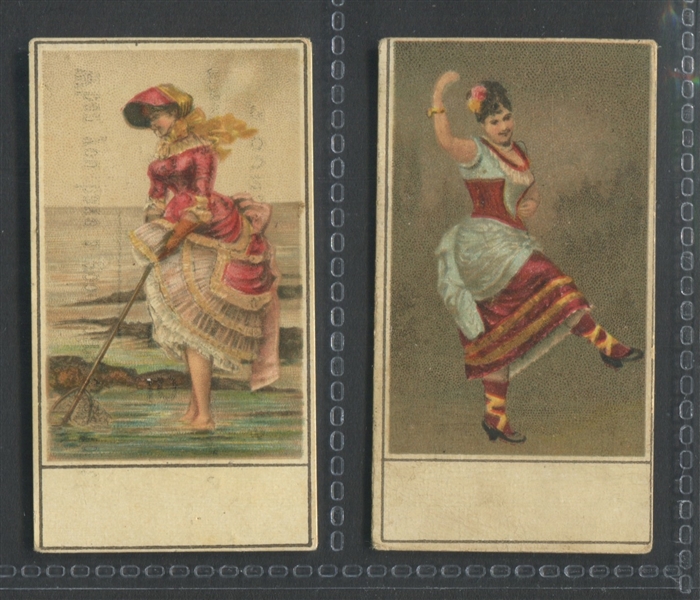 N492 American Eagle Double 5 Actresses Lot of (2) Scarce Cards
