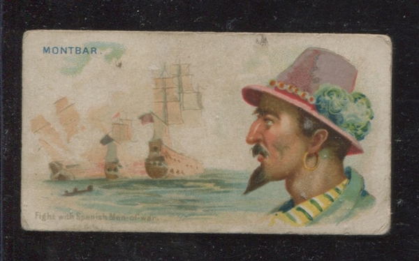 N19 Allen & Ginter Pirates of the Spanish Main Montbar