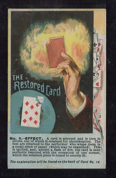 N138 Duke Honest Long Cut Tricks with Cards #5 The Restored Card
