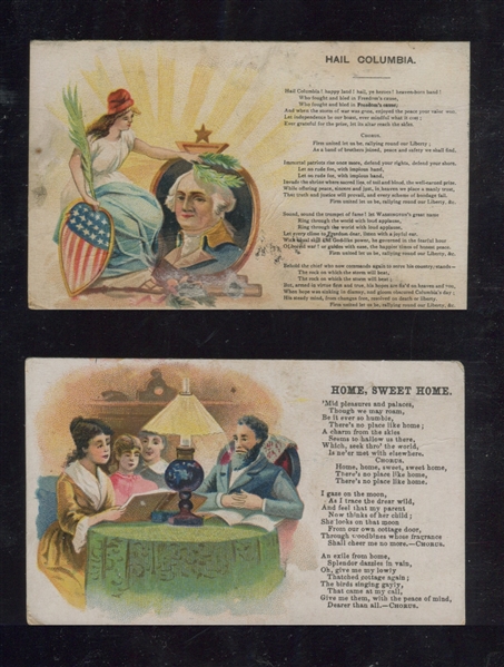 N565 Blackwell's Durham Tobacco Illustrated Songs Lot of (3) Cards