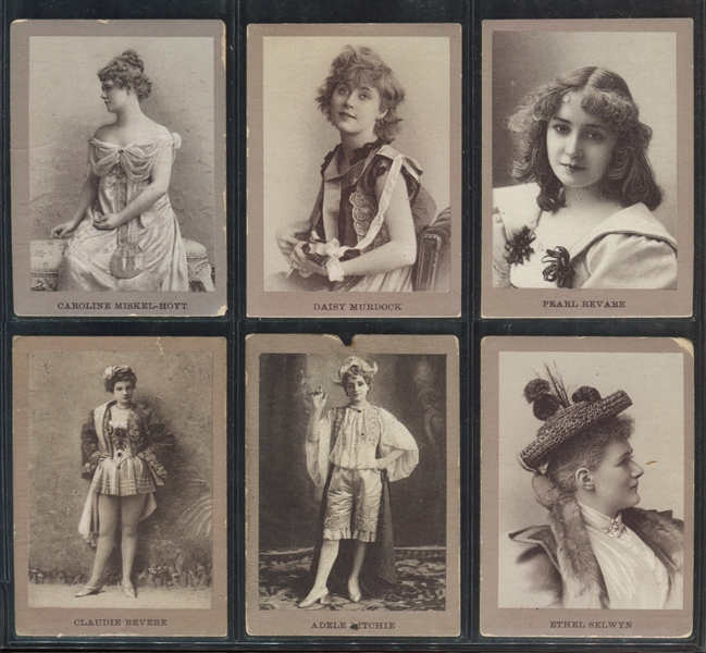 N541 U.S. Tobacco Company Actresses Partial Set of (20/25) Cards