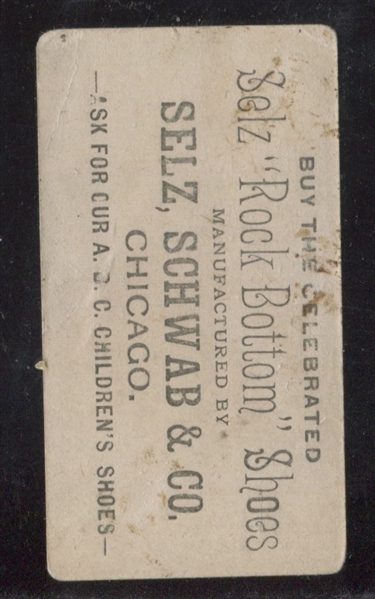 H601 Selz, Schwab and Company Presidents James K Polk Type Card