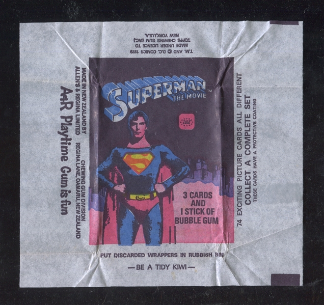 1979 Scanlen's (New Zealand) Superman Wrapper