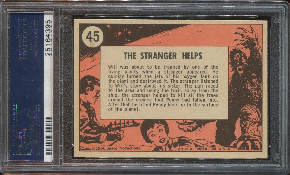 1966 Topps Lost In Space #45 The Stranger Helps PSA8 NM-MT 