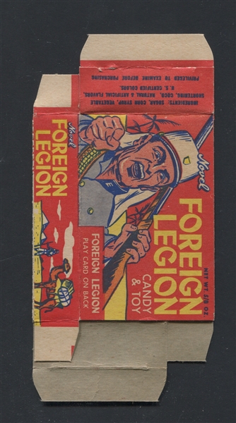 R722-18 Novel Package Corp Foreign Legion Full Uncut Box 
