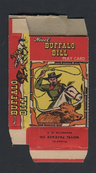 R722-25 Novel Package Corp Buffalo Bill Full Uncut Box 