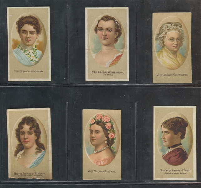 N353 Consolidated Ladies of the White House  Lot of (6) Different