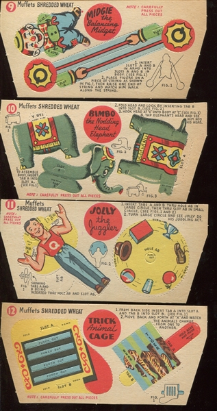 F279-30c Quaker Circus: Toys Near Set (16/20) Cards