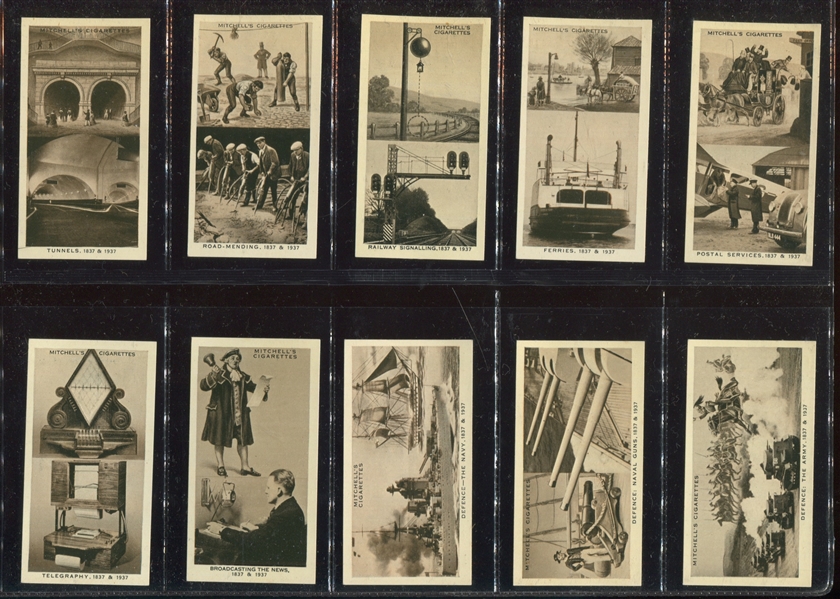 1939 Stephen Mitchell Wonderful Century Complete Set of (50) Cards