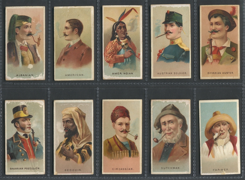 N33 Allen & Ginter World's Smokers Lot of (18) Cards