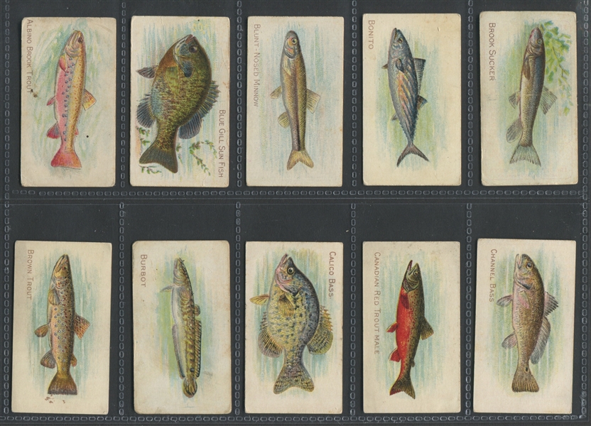 T58 Fish Series (Series II) Near Set (44/50) Cards