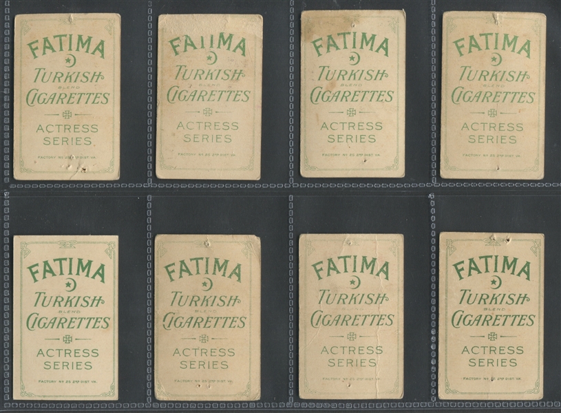 T27 Fatima Cigarettes Actresses Lot of (43) Cards
