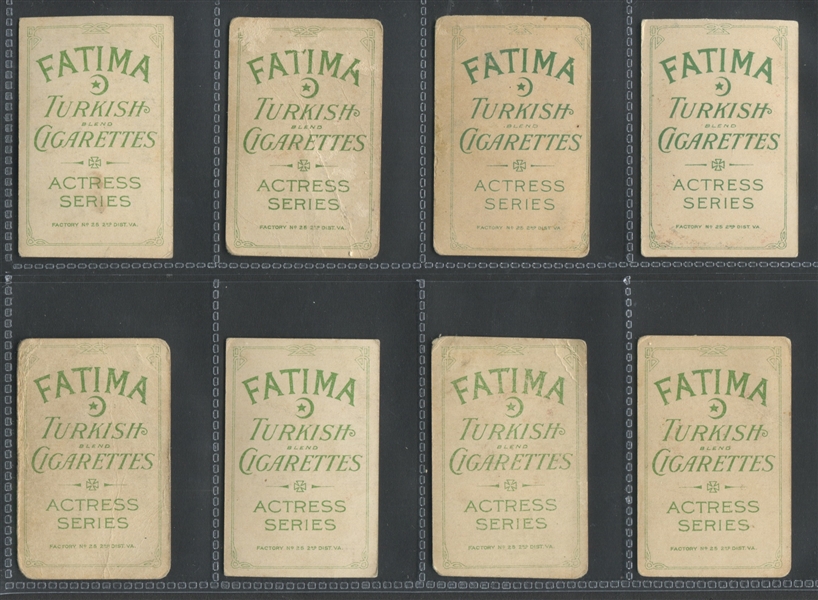 T27 Fatima Cigarettes Actresses Lot of (43) Cards