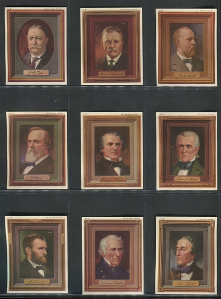 F273-21 Kellogg's Cereal Presidents Lot of (15) Cards