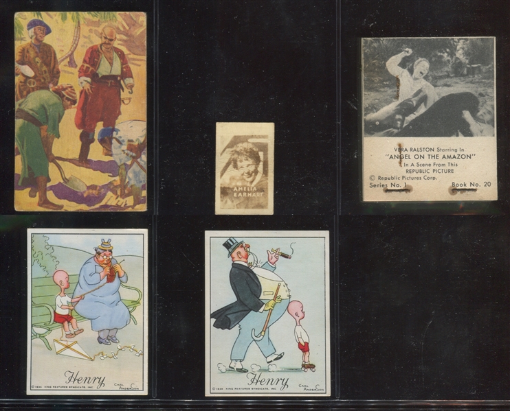 Mixed Gum and Tobacco Card Lot of (5)