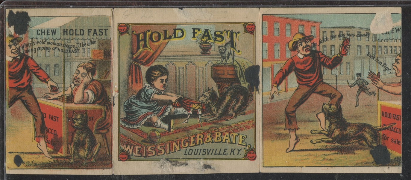 HM20 Hold Fast Chewing Tobacco Mechanical Trade Card