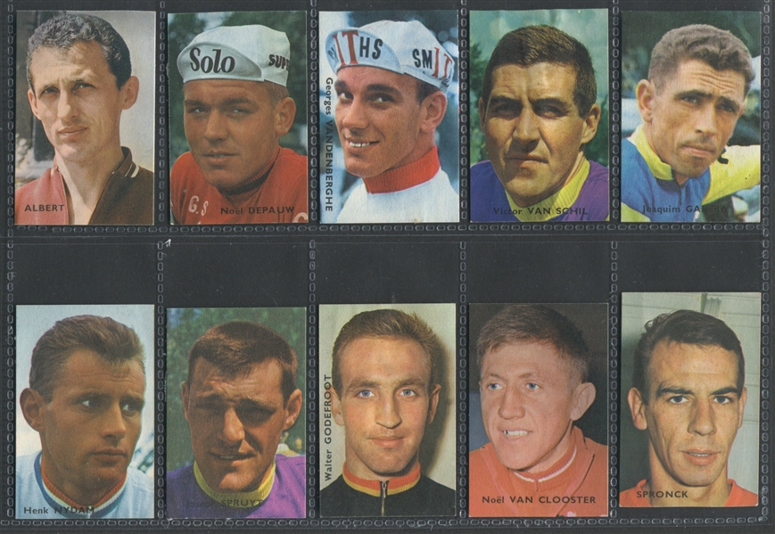 1960's/1970's Victoria (Netherlands) Lot of (55) Actor/Sports Figure Cards