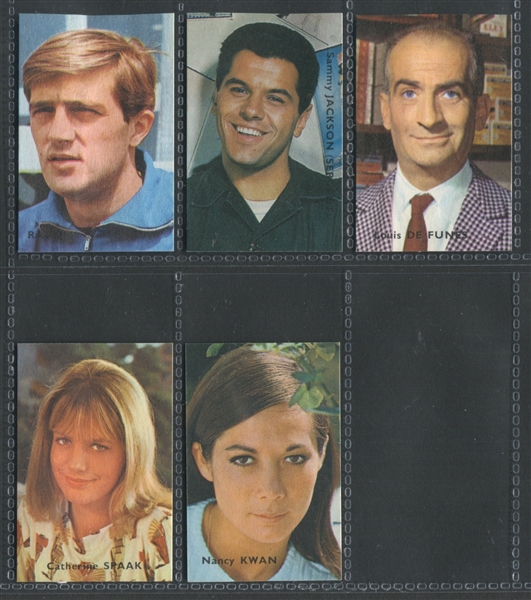 1960's/1970's Victoria (Netherlands) Lot of (55) Actor/Sports Figure Cards