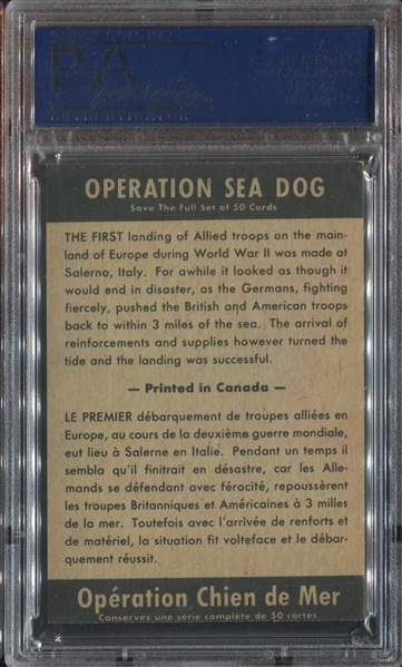 V339-9 Parkhurst Operation Sea Dog #15 Reserves for Salerno PSA6 EX-MT