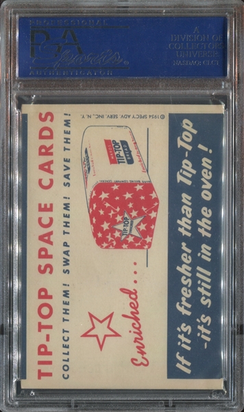 D94-4 Tip-Top Bread Space Card Universal Police Observation PSA7 NM
