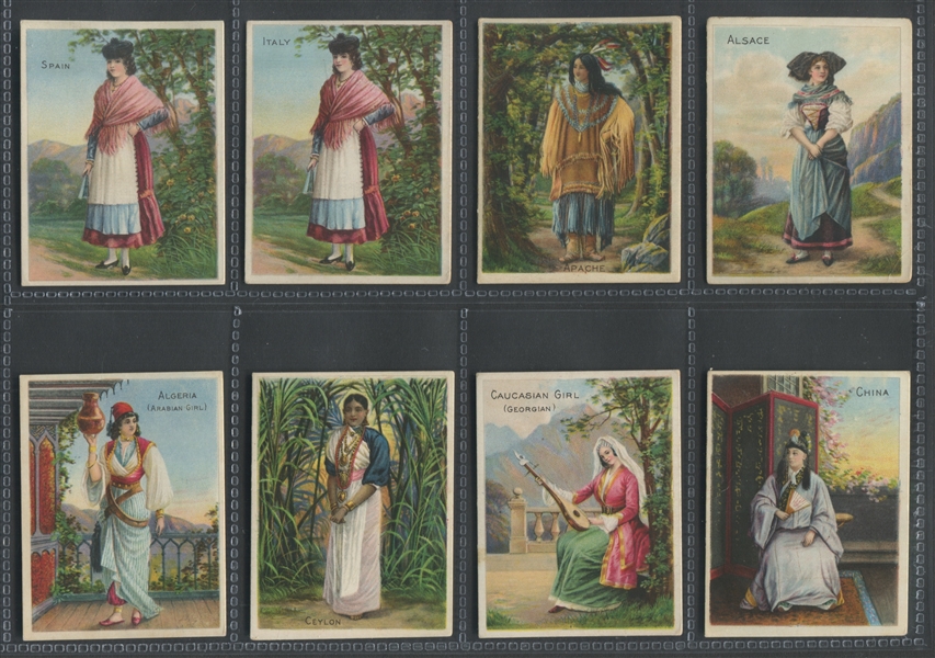 T52 Helmar Costumes & Scenery Complete Set of (51) Cards