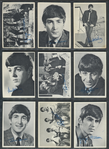 1964 Topps Beatles Black and White Series 1 Complete Set of (60) Cards