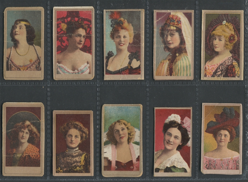T176 Sweet Caporal Actresses Complete Set of (24) Cards