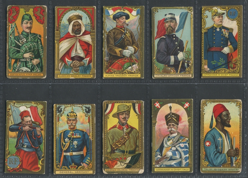 T80 Tolstoi Military Series Near Complete Set (48/50) Cards