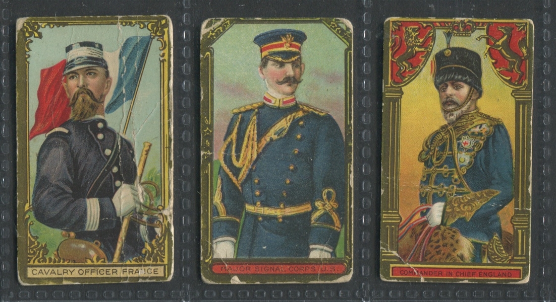 T80 Lenox Military Series Lot of (3) Cards