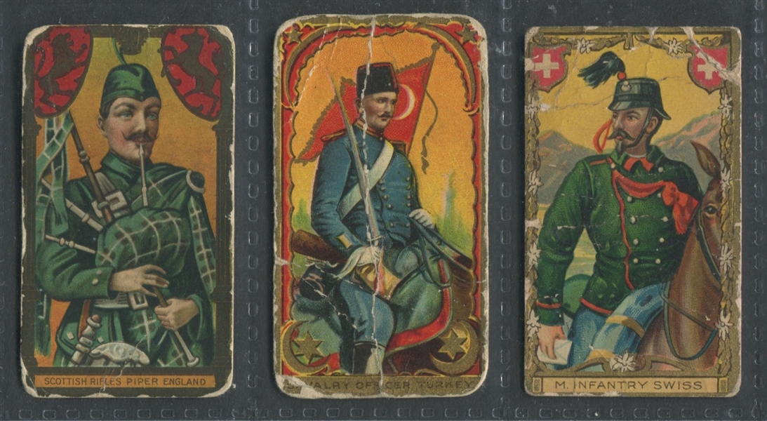 T80 Lenox Military Series Lot of (3) Cards