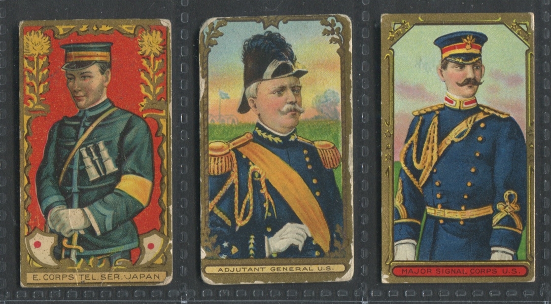 T80 Cairo Monopol Military Series Lot of (3) Cards