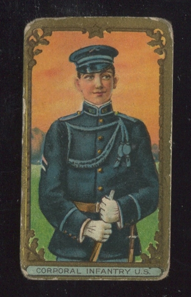 T80 Old Mill Military Series - Corporal Infantry U.S. Type Card