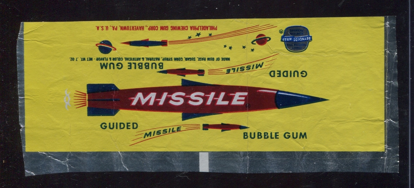 R788-3 Philadelphia Gum Missile Gum Wrapper #54 Cow Jumps Over the Moon
