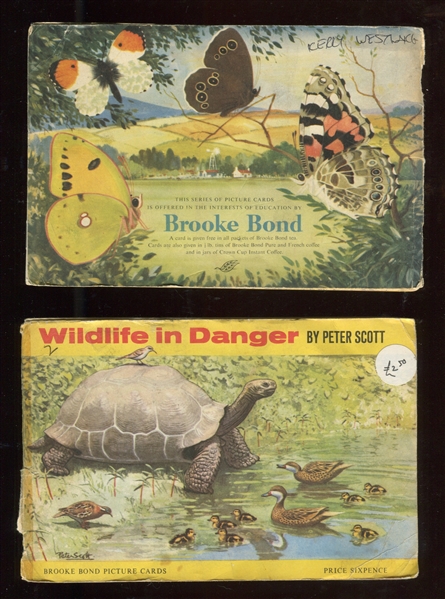 1970's Lot of (6) Brooke Bond (UK) Incomplete Albums with Cards 