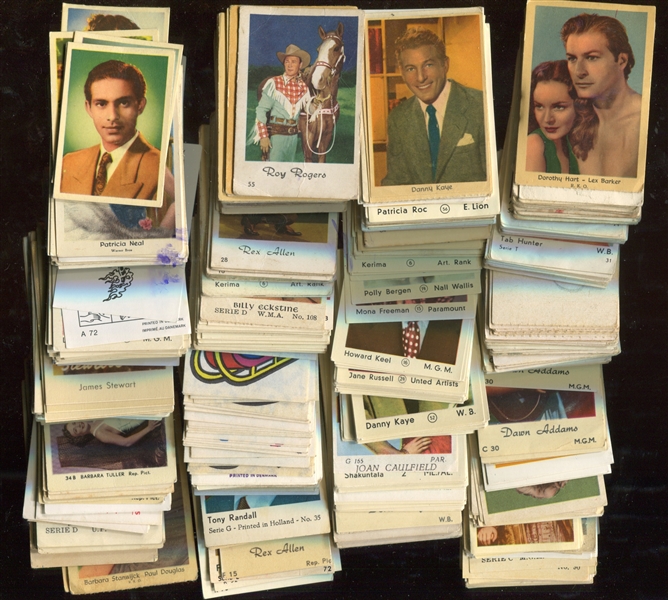 1950's Dutch Gum Mixed Lot of (400+) Cards