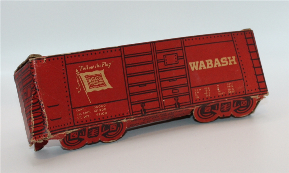 R-UNC Universal Match Corp Wabash Train Car
